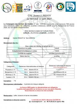 Mandat tae jeune 11 juin 2025 jpeg